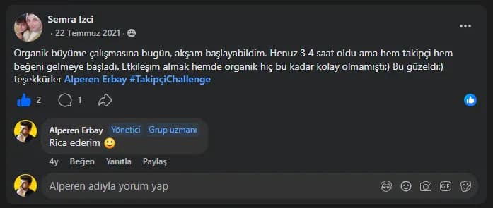 Eğitim teşekkür mesajı