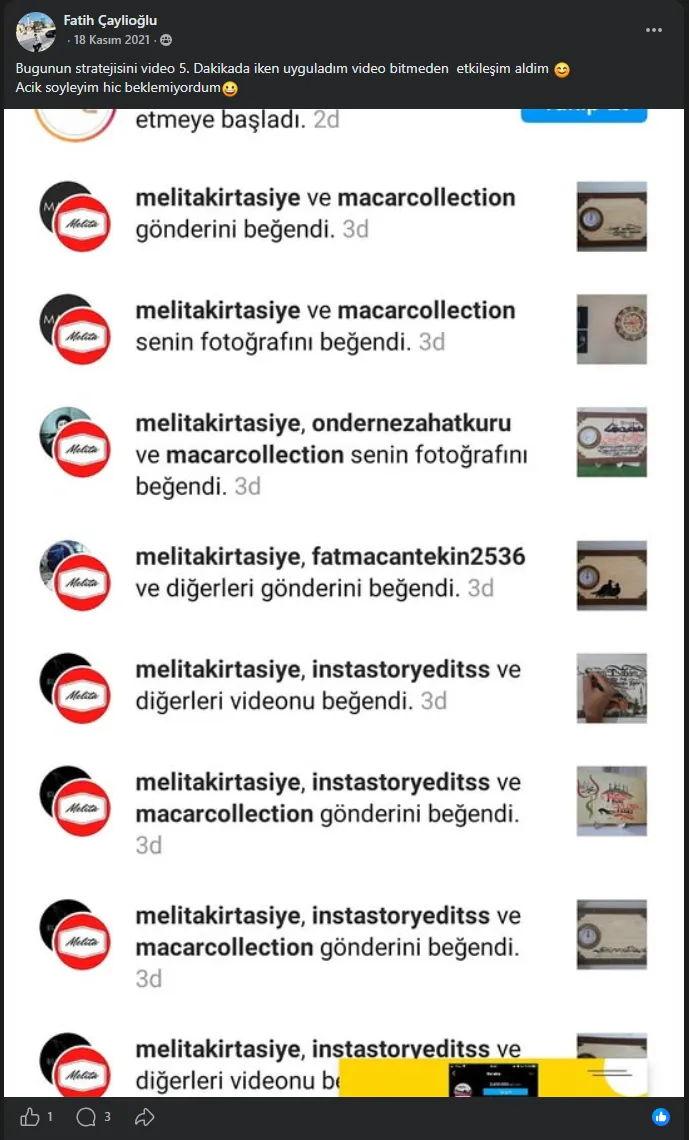 Eğitim teşekkür mesajı